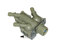 LG Клапан подачи воды 3 выхода 180˚ Ø12 мм клеммы 12V